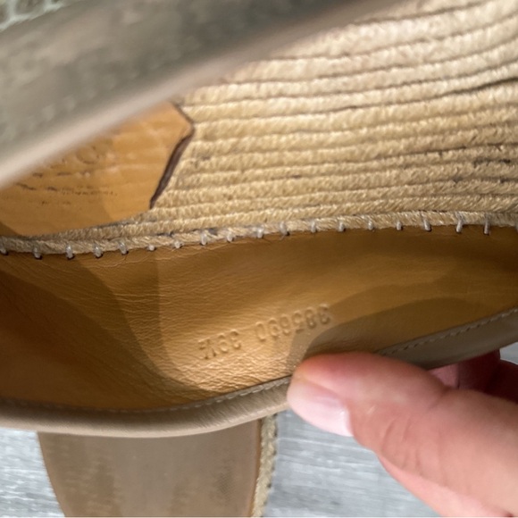 Gucci leather monogram espadrilles - Picture 4 of 4